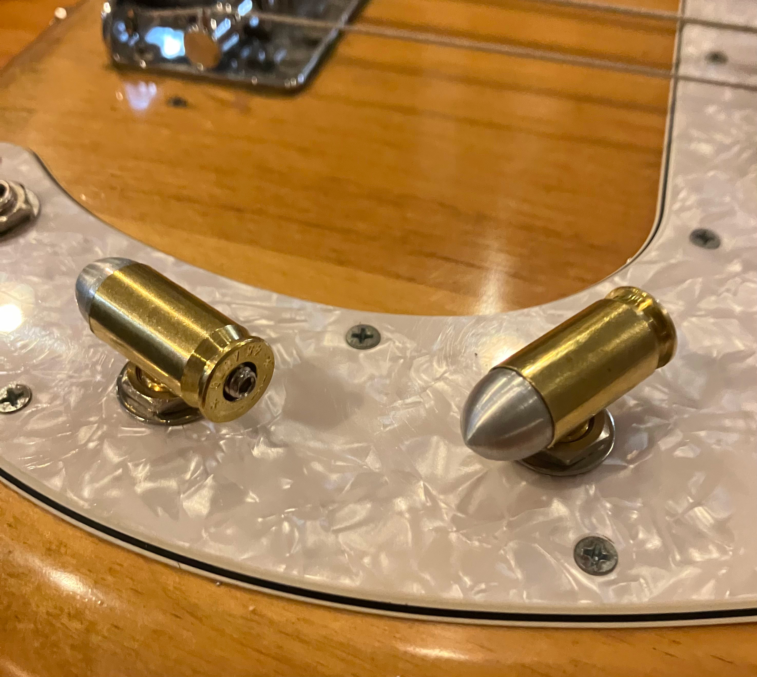 45 caliber bullet guitar knobs photo 1